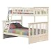 Columbia Twin/Full Bunk Bed - White