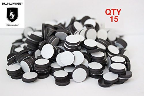 Set of 15 Arts and Crafts Light Duty Adhesive Magnetic Dots Refrigerator Magnets