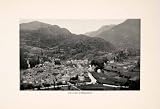 1912 Halftone Print France Ax Thermes Spa Spring Pyrenees Mountain Ariege Art - Original Halftone Print
