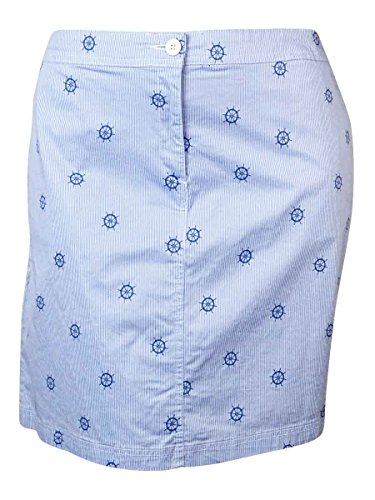Karen Scott Women's Ship Wheel Print Skort