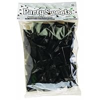 Party Sweets By Hospitality Mints Black Buttermints, 7-Ounce Bags (Pack of 6)