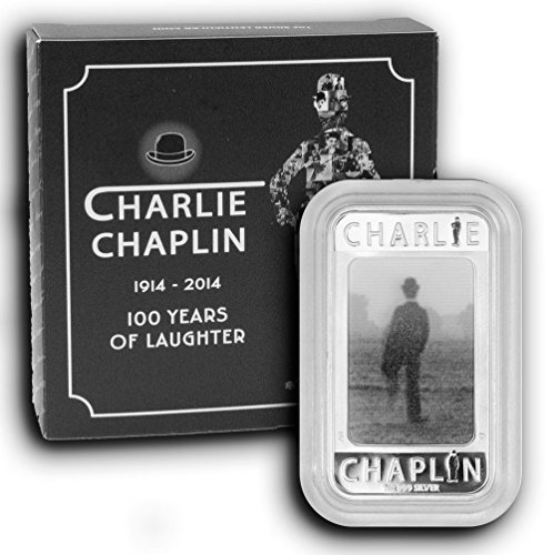 2014 TV Charlie Chaplin 100 Years of Laughter Silver Brilliant uncirculated 2014 TV Charlie Chaplin 100 Years of Laughter Silver Brilliant uncirculated