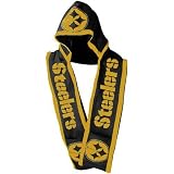 Pittsburgh Steelers Hooded Knit Scarf w/ Pockets