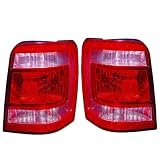 08 09 10 Ford Escape & Hybrid Taillight Taillamp Pair by Aftermarket