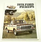 1978 78 FORD PICKUP Truck BROCHURE CATALOG