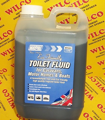 Toilet Blue Rinse Caravans & Boats 2lt Chemical Toilet