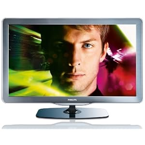     Philips 32PFL6605H/12 81,3 cm  32 Zoll  LED Backlight Fernseher  Full HD, 100Hz, DVB T/ C  silber/schwarz   