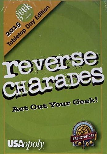 Reverse Charades - Geek &amp; Sundry Promo Deck - 2015 International TableTop Day Exclusive