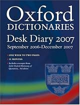 Oxford University Desk Diary 2006-2007