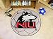 Northern Illinois Univ Soccer Ball 29 Round Floor Mat (Rug) - Northern Illinois Huskies