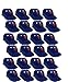 MLB Mini Batting Helmet Ice Cream Sundae/ Snack Bowls-24 Pack-New York Mets