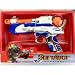 Survivor Gunfight Animated gun with Moving Double Barrels, Lighted Spinner, Laser Sight & Sound_s-1