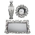 Harry Koenig 3-pc. Vanity Set with Perfume Bottle and Clock