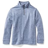 オールドネイビー OLD NAVY/ セーター-フリース ハーフ-ジップ プルオーバー ボーイズ ブルーモール トップススウェット S (6～7歳)【並行輸入】