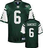 Mark Sanchez Youth Jersey: Reebok Green Replica #6 New York Jets Jersey - Large (14-16)