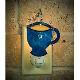 SWITCHABLES Stained Glass Night Light COVER - COFFEE CUP SW090 - LIGHT FIXTURE SOLD... by Switchables