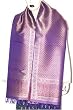 Fashion Scarf Silk Jacquard Pattern Rectangular 72 x 22 inches (srfp186-x)