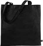 CENTRIX NEW RECYCLED TOTE SHOPPER BAG - 10 COLOURS (BLACK)
