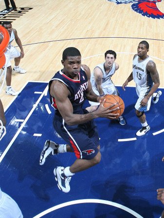 Washington Wizards v Atlanta Hawks: Joe Johnson Photographic Poster Print by Scott Cunningham, 42x56
