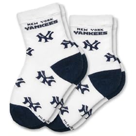 Click here to buy MLB New York Yankees Kid's Infant Socks (2 Pack).