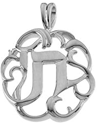 14K White Gold Chai Pendant -- LIFETIME WARRANTY