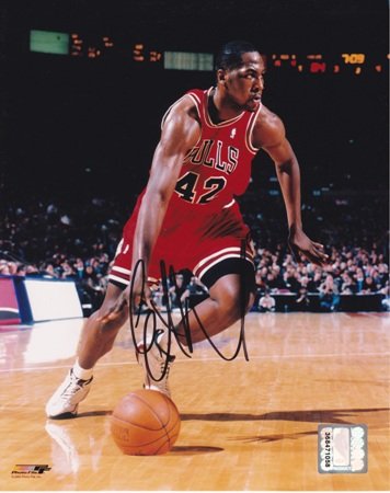 Elton Brand Autographed 8x10 Chicago Bulls Photo