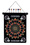 CHICAGO BEARS Magnetic DART BOARD SET with 6 Darts (15