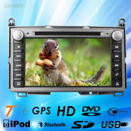 7" CAR DVD GPS Navigation Radio Auido Bluetooth Tv Am Fm for Toyota Venza 2008-2012