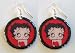 Betty Boop Bottle Cap Earrings