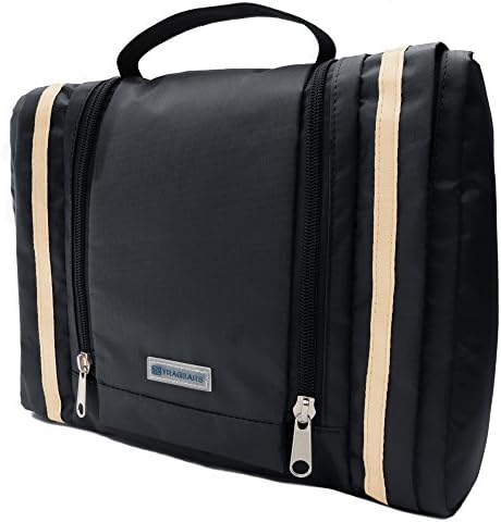 TRAGBARS 3 in 1 Toiletry Bag DETACHABLE for Men &amp; Women toiletry TRAVEL bag WATERPROOF cosmetic bag c/w HOOK for HANGING toiletry bag DELICATE nylon bag. Perfect gift for the holiday season.