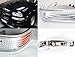 Spec-D Tuning Chrome Housing Clear Lens Bumper Lights Compatible with 1998-2004 Chevy S10 Blazer GMC Sonoma L+R Pair Assembly