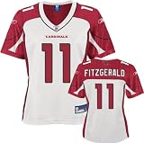 Larry Fitzgerald White Reebok Premier Arizona Cardinals Women’s