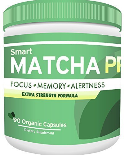 SmartMATCHA PRO - Whole food derived and augmented bioavailablility nootropics supplement with organic matcha all-Natural organic nootropic brain supplement and energy pill will improve focus, memory and alertness