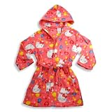 Tag Apparel - Girls Fleece Kitty Cat Robe, Coral