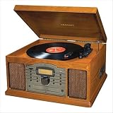 Crosley Radio CR7002A-PA Troubadour Turntable (Paprika)