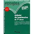 Adjoint du patrimoine de 1re classe 2010-2011 - Cat�gorie C - Edition 2010-2011