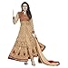 Ustaad Beige Color Beautiful Georgette Embroidery Wedding Indian Anarkali Suit