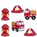 Fire Engine Fun Mini Cake Candles 6pc