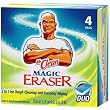 Mr. Clean Magic Eraser Cleaner Cleaning Pads, Duo, 4-Count Boxes (Pack of 3)