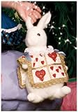 Leg Avenue - Alice im Wunderland - Hasen Plüsch Tasche - Weiss - One Size - A1521