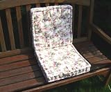 Square Padded seat or floor cushion Pink Rose
