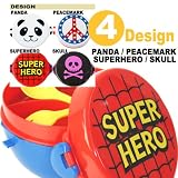 26%OFF!!可愛いキャラ弁!!嬉しいプチプライスボウル型・ランチボックス・<strong>お弁当箱</strong>・LUNCH/ランチ BOX BOWL【SUPER HERO/スーパーヒーロー】
