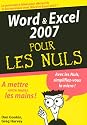 Word et Excel 2007 pour les Nuls