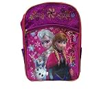 Frozen Large Backpack Sisters Magic Pink with Glitter! [並行輸入品]