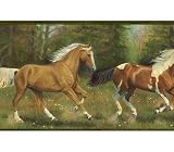 HORSE wall paper border Wallpaper boarder home decor Purchase by the Single Roll