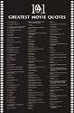 Movie Quotes Movies Poster Print, 24x36