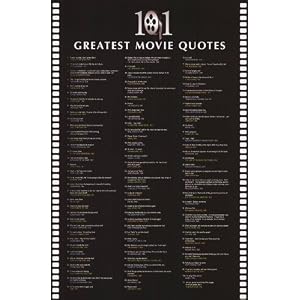 Movie Quotes Movies Poster Print, 24x36