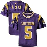 LSU Tigers #5 Juvenile Purple Rivalry Football Jersey