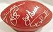 Joe Greene, L.C. Greenwood, Dwight White, and Ernie Holmes - Steel Curtain - Autographed Wilson NFL Duke Game Football