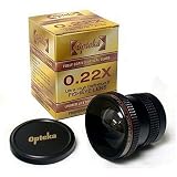 Opteka High Definition .22x Fisheye Lens for Nikon Coolpix P5100 and P5000 Digital Camera